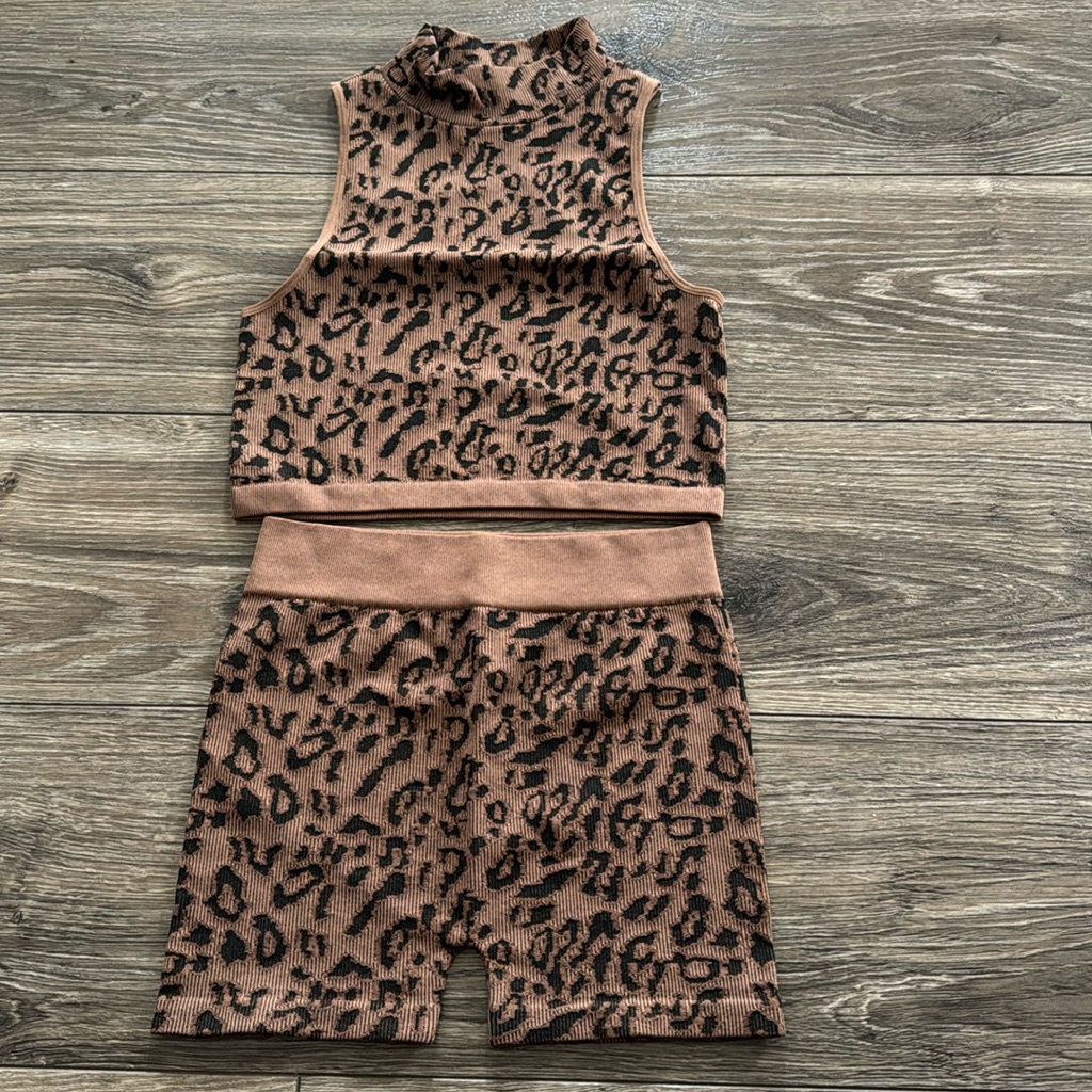 Leopard Print Lounge Set